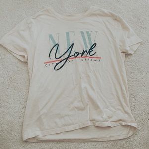 New York pink tee